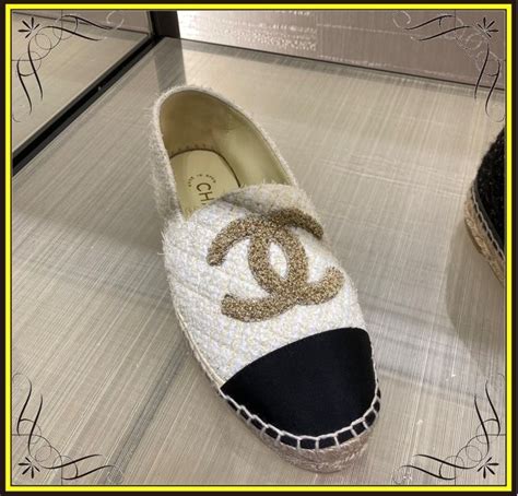 chanel エスパドリーユ|authentic Chanel espadrilles.